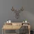 Wallity Zidna dekoracija Rusty Deer 1, 51x51 cm, 1.5 mm, Braon