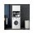 Hanah Home KD101 1950 Ormarić za veš mašinu, Beli