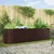 Vidaxl Dvignjena gredica Rjava 320 x 80 x 81 cm Jeklo