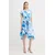 DKNY obleka A-kroja lanena