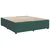 Vidaxl Box spring postelja z vzmetnico temno zelena 180x200 cm žamet