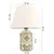 Opviq Stona lampa YL688, 30x20x40 cm, IP20, Bela