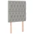 vidaXL Box spring postelja z vzmetnico svetlo siva 80x200 cm blago