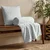 Bela odeja iz mikropliša 130x170 cm Cosy Ribbed – Catherine Lansfield