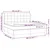 Vidaxl Box spring postelja z vzmetnico črn 200x200 cm blago