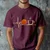 Camiseta Muška majica sa štampanim printom Cam 4010, Drvo Ruže