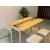 HANAH HOME Trpezarijski sto i stolice Vina Mini 05 1005 Oak Cream