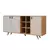 Hanah Home Komoda Prilika 140x89x40cm Hrast-Bela