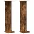 Stalak za biljke 2 pcs Dimljeni Hrast 25 x 25,5 x 100,5 cm