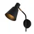 Opviq Sivani MR 664 Zidna lampa, Crna