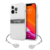 Maska Guess 4G Stripe Charm za iPhone 13 Pro Max 6.7 siva (GUHCP13XKB4GGR)