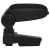 Naslon za ruke za automobil crni 14,5 x 32 x (27 - 46) cm ABS
