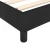 Vidaxl Box spring postelja z vzmetnico črna 180x200 cm žamet