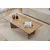 Hanah Home Klub sto Sabin, 119x40x60 cm, Boje hrasta