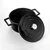 Saucepan, cast iron, 22 cm, Folk range, black - LAVA brand