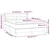 Vidaxl Box spring postelja z vzmetnico svetlo siva 140x200 cm blago