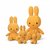 Miffy zajček mehka igrača Corduroy Yellow - 50 cm