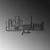 Wallity Zidna dekoracija Berlin, 120x60x1.5 cm 2 mm, Crna