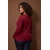 Trendyol Curve Ženska bluza Tbbaw26Af00027, Bordo