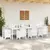 Stol za vrt Bijelo 300 x 100 x 73 cm poliratan