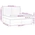 vidaXL Box spring postelja z vzmetnico črna 160x200 cm blago
