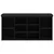 Klupa za cipele crna 102 x 32 x 50 cm od konstruiranog drva