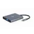 Cablexpert Adapter USB-C 6-v-1 USB, HDMI, VGA, PD, čitalec kartic + audio, (20441977)