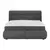 Bessagi Home Postelja Boxspring Bella, Siva, Z Nadvložkom, 200x200