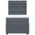Vidaxl Box spring postelja z vzmetnico temno siv 90x190 cm žamet