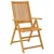 3-dijelni vrtni blagovaonski set 85x85x74 cm od masivnog bagremovog drva