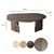 Hanah Home Klub sto Rock, 105x35x65 cm, Braon
