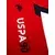 U.S. POLO ASSN. Majica  rdeča / črna / bela
