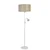 Podna lampa Devin, Bela