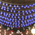 vidaXL Vilinska svjetla okrugla žičana 40 m 400 LED plava s 8 funkcija