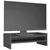 Stalak za monitor sivi 50 x 24 x 16 cm od masivne borovine