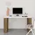Hanah Home Maze White Dark Oak Radni sto 140x75x60??cm, Beli