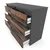 shumee HIT Predalnik s 6 predali 100 cm mat siv/starinski slog