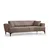 Atelier del Sofa Trosed na razvlačenje Hamlet 95x77x230cm Svetlobraon