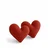 Aberto Design Ukrasni jastuk Teddy Kalp Small, 38 x 33 x 9 cm, Crveni
