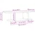 Set TV komoda Zidne Crna 103 x 30 x 26,5 cm Konstruirano drvo
