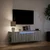Zidni TV ormarić s LED svjetlima boja hrasta 135x31x39,5 cm