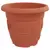 Saksije za biljke 6 pcs Crvena cigla O 34 x 28 cm Plastika