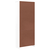 Staklena vitrina ALTA bijela 77x35x186,5 cm od masivne borovine