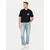 KARL LAGERFELD JEANS Majica  kraljevo modra / črna / bela