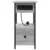 Noćni ormar Siva Sonoma 60 x 30 x 61 cm Konstruirano drvo