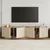 Hanah Home TV komoda Lowen, 180 cm, vizon / hrast Sapphire