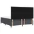 Vidaxl LED Box Spring Postelja Temno siva in bela 180 x 200 cm