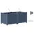 Vrtna saksija 2 pcs Sivi 80 x 40 x 37,5 cm Plastika