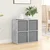 Kreveta s ladicama Betonski sivi 59,5 x 27 x 57 cm