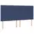 LED uzglavlje plavo 160x5x118/128 cm od tkanine